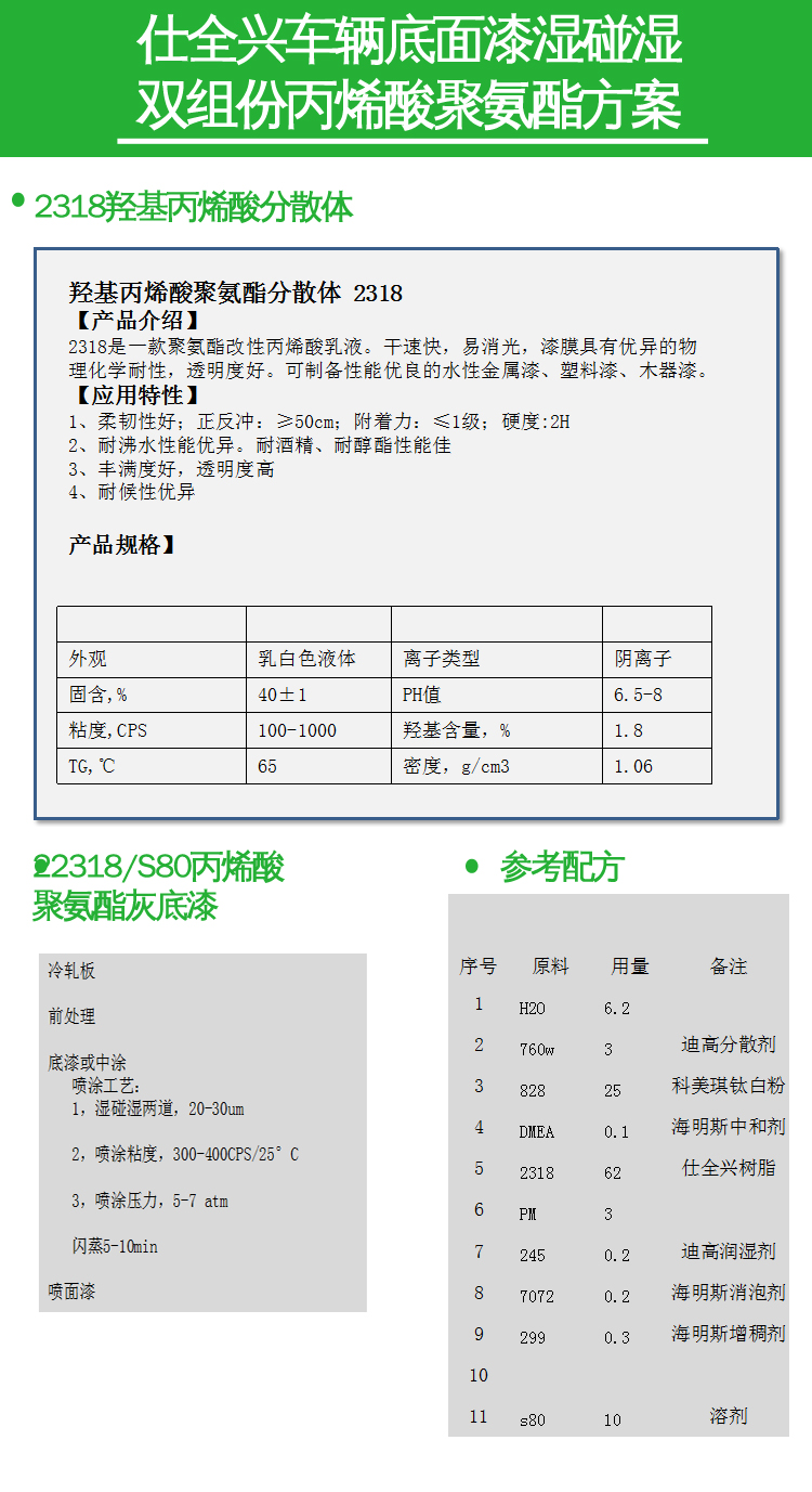 2138羥基丙烯酸樹(shù)脂分散體