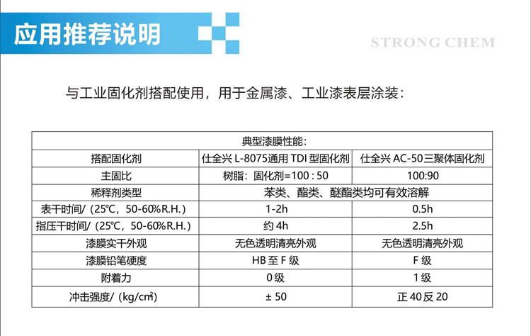 聚醚多元醇和異氰酸酯固化劑